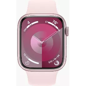 Умные часы Apple Watch Series 9 45 мм Aluminium Case GPS, Pink/Light Pink Sport Band - S/M